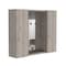 Tuhome Artemisa Medicine Cabinet, Double Door, Mirror, One External Shelf, Light Gray GLZ6751 - alternate 7